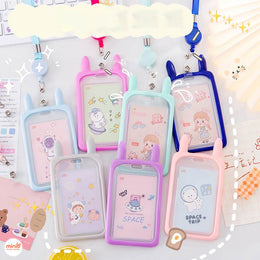 Dây đeo thẻ tai thỏ, mèo