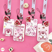 Dây đeo thẻ gấu dâu PM