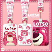 Dây đeo thẻ gấu dâu PM