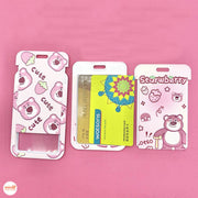 Dây đeo thẻ gấu dâu PM