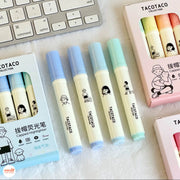 Set 4 bút highlight Tacotaco