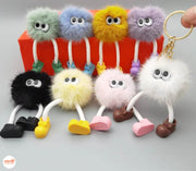 Móc khóa bông chân teo