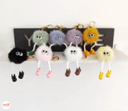 Móc khóa bông chân teo