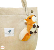 Móc khóa bộ sóc nâu+ hồng