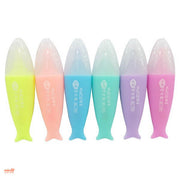 Set 6 bút highlight hình cá