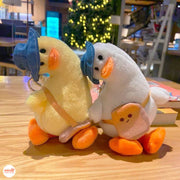 Móc khoá bông vịt nghiêng DQ