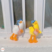 Móc khoá bông vịt nghiêng DQ