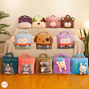 Mền thú bông gấp gọn