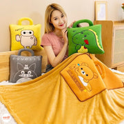 Mền thú bông gấp gọn