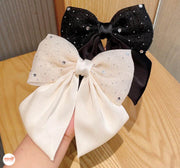 Kẹp nơ 3 lớp đính đá