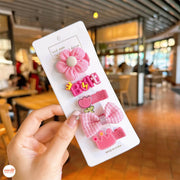 Set 5 kẹp nơ vải