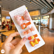 Set 5 kẹp nơ vải