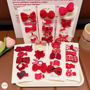 Set 5 kẹp mái đỏ