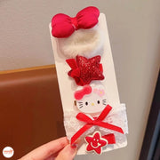 Set 5 kẹp mái đỏ