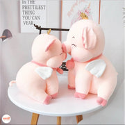 Lợn ngồi đeo tim