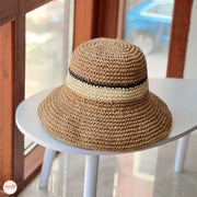 Nón cói móc đai phối màu