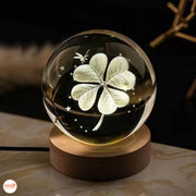 Quả cầu 3D kèm đế gỗ