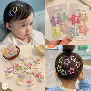 Vỉ kẹp mái ngôi sao sắc màu PO