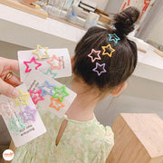 Vỉ kẹp mái ngôi sao sắc màu PO