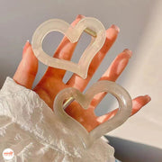 Kẹp càng cua tim màu loang