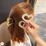 Kẹp càng cua tim màu loang