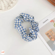 Scrunchies vải caro