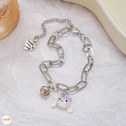 Vòng tay dây xích gắn charm