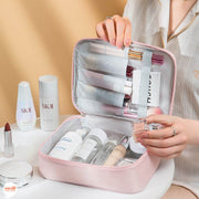 Túi đựng mỹ phẩm lưới 2 tầng