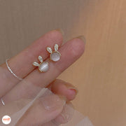 Bông tai thỏ ngọc FL