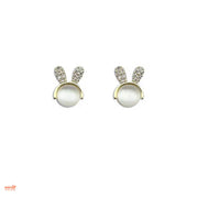 Bông tai thỏ ngọc FL