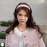 Cài tóc mấn xốp caro + trơn nhỏ