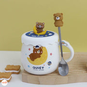 Ly cốc sứ gấu mây