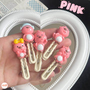 Vỉ 5 kẹp mái Loopy đội nón