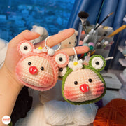 Móc khoá len đầu thú