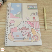 Sổ B5 lò xo nhựa