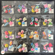 Set 4 charm kèm miếng dán