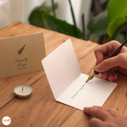 Thiệp giấy kèm bao thư