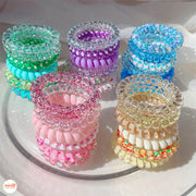 Túi 5 dây cột tóc lò xo