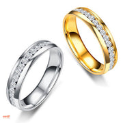 Nhẫn inox full vòng đá