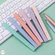 Hộp 6 bút highlight 2 đầu WD-500