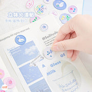 Sticker sáp nổi