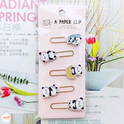 Set 5 ghim kẹp giấy cute