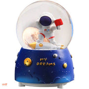 Quả cầu thủy tinh mini phi hành gia