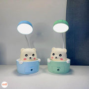 Đèn bàn gấu Happy lắc đầu