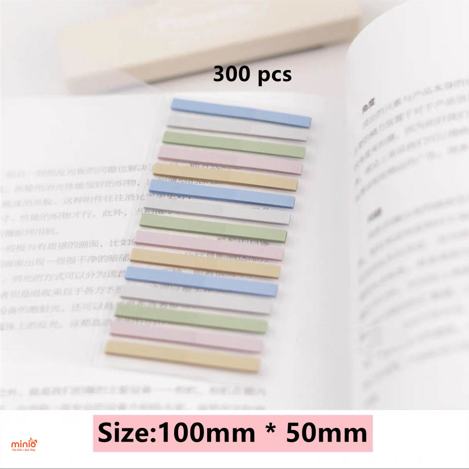 Set 300 note màu dạ quang – Minio