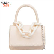 Túi xách mini trơn xích nhựa YD