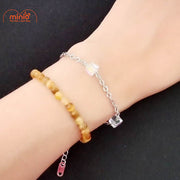 Lắc tay 3 hạt đá vuông đổi màu 033 MY