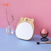 Gương gỗ gấu mập