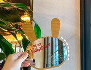 Gương gỗ tai thỏ