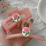 kẹp càng cua hoa hồng